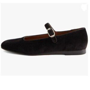 Pazzion Black Round Toe Mary Janes Comfortable Strap Buckled Walking Ballet Flat